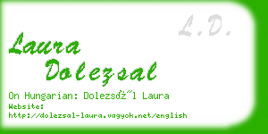 laura dolezsal business card